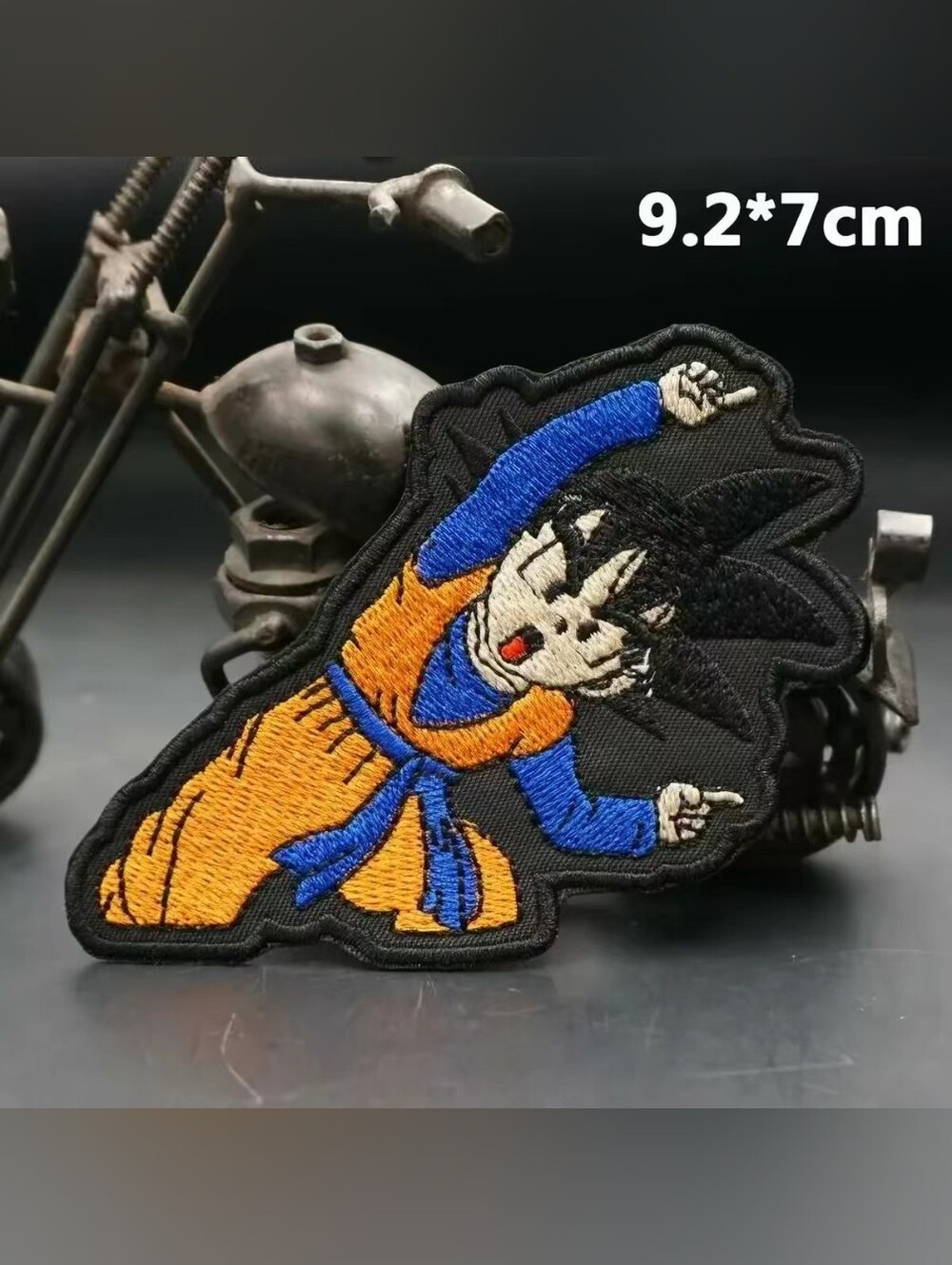 Dragon Ball Z See On Patch in Orange & Blue New 7cmx 9.2cm